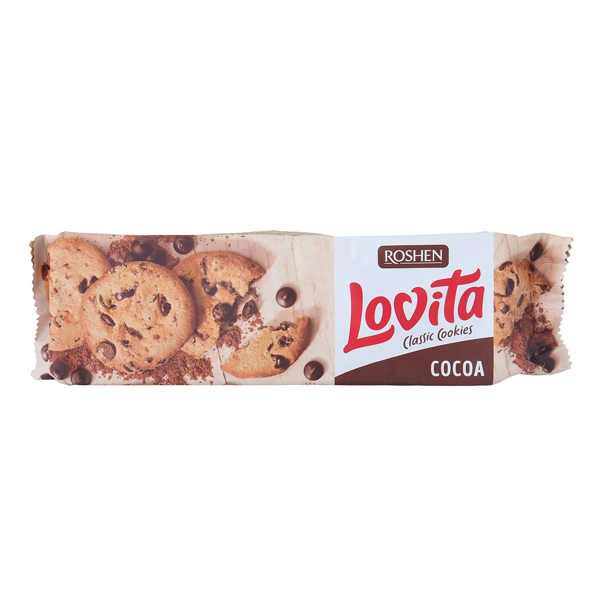 Roshen Lovita Classic Cookies Cocoa 150g