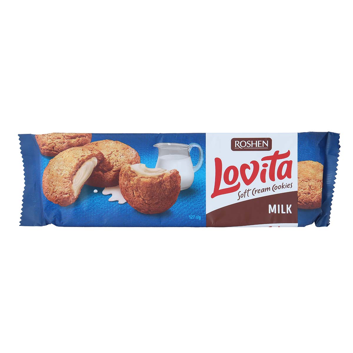 Roshen Lovita Soft Cream Cookies Milk 127g