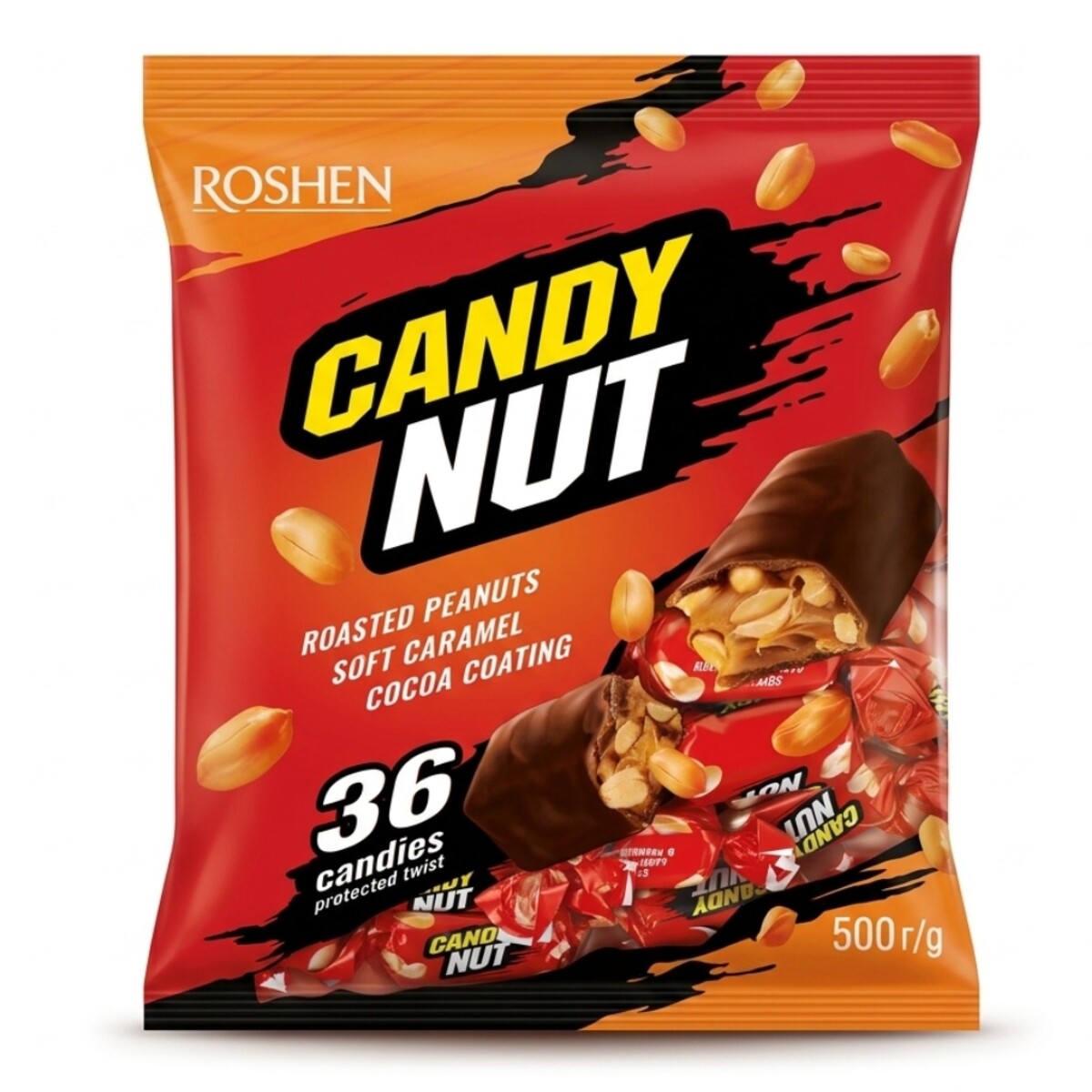 Roshen Candy Nut With Caramel & Peanuts 500g