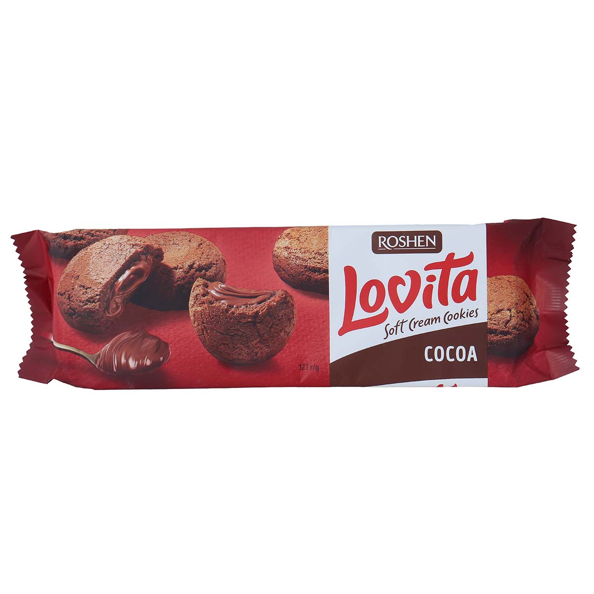 Roshen Lovita Soft Cream Cookies Cocoa 127g