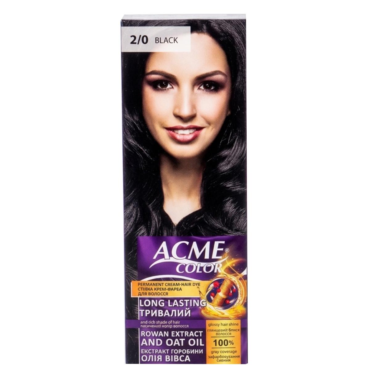 Acme Hair Color Cream 2.0 Black