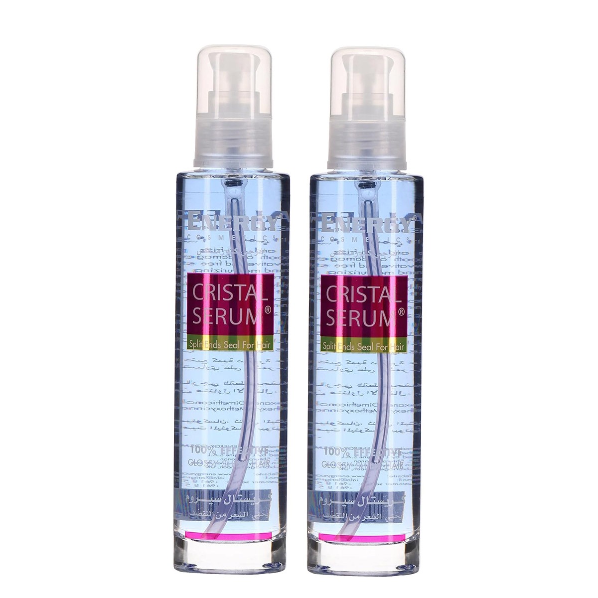 Energy Cosmetics Hair Serum For Perfect Hair Shine 2 Pcs x 100ml