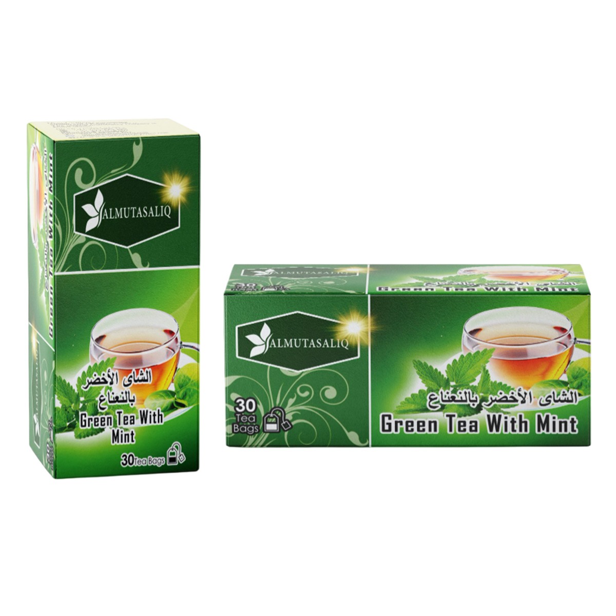 Almutasaliq Green Tea With Mint 30 Bags