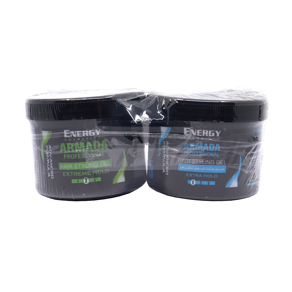Energy Hair Gel Assorted 2 Pcs x 500ml