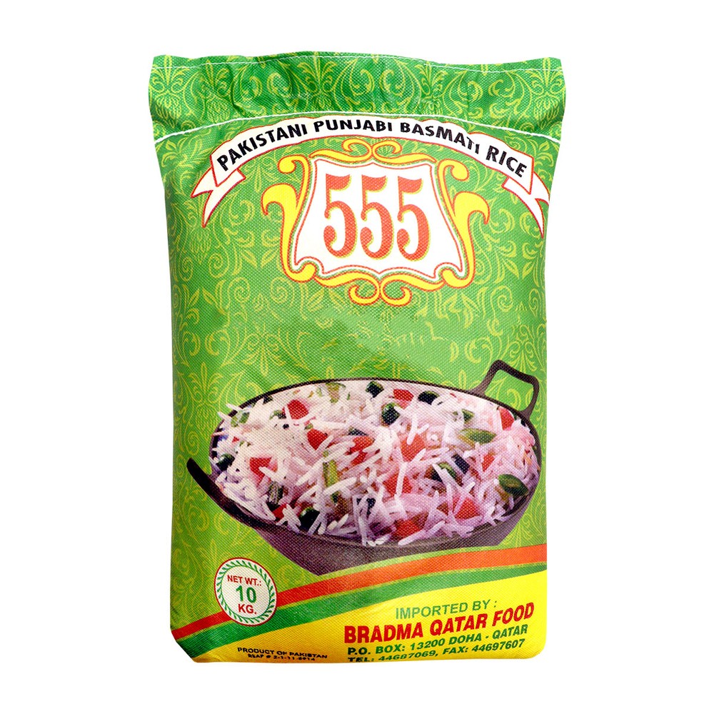 555 Pakistani Punjabi Basmati Rice 10Kg