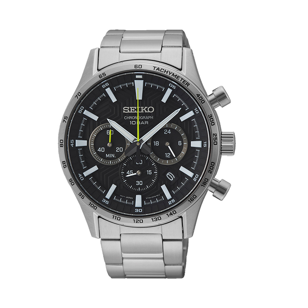 Seiko Gents Chronograph Watch 10 Bar SSB413P1
