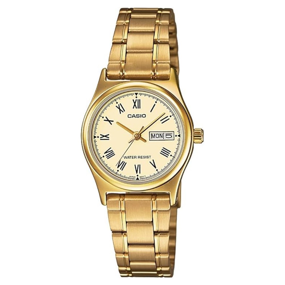 Casio Watch Golden Color V006G- 9BUDF