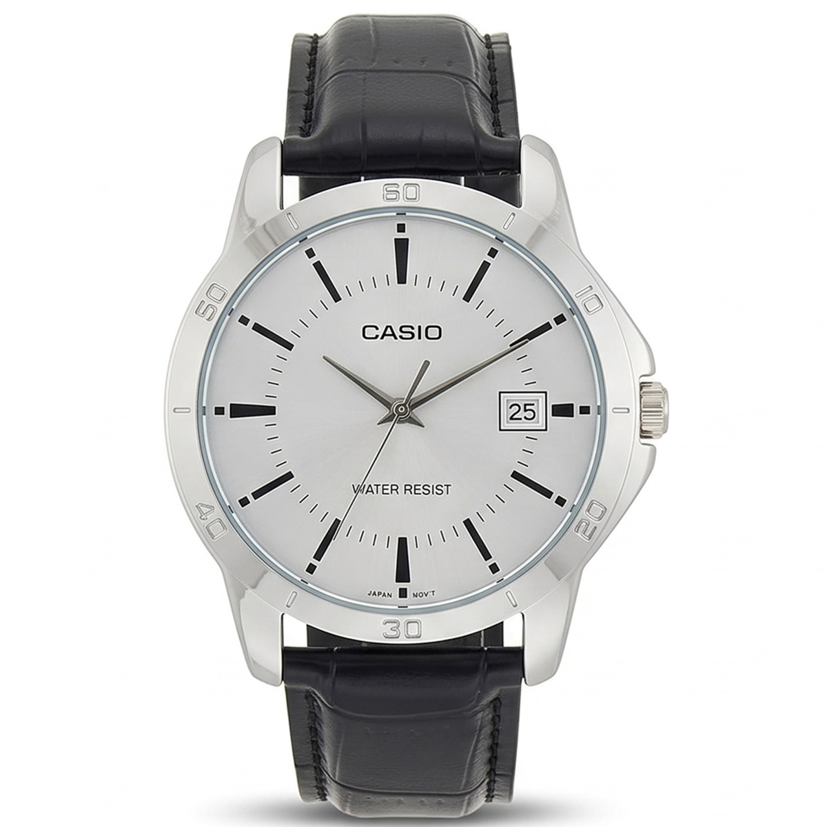 Casio Formal Watch For Men In Black & Silver Color MTP-V004L-7AUDF