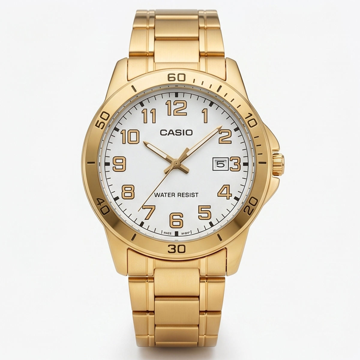 Casio Formal Watch For Men In Golden & White Color LTP-V004G-7BUDF