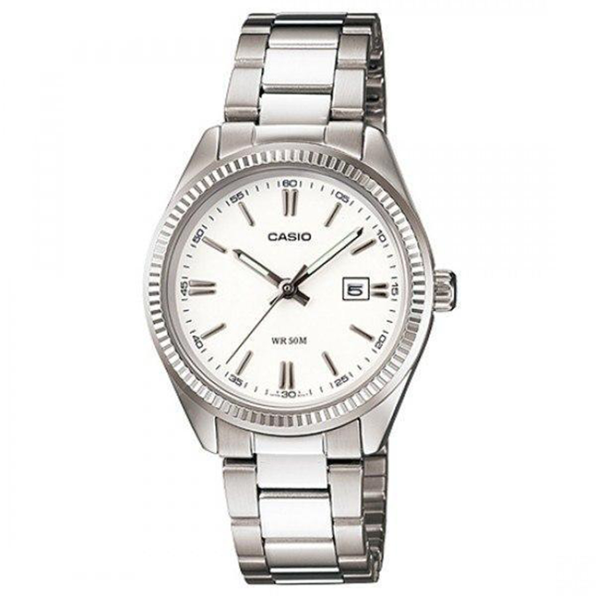 Casio Watch White 1302D-7A1VDF