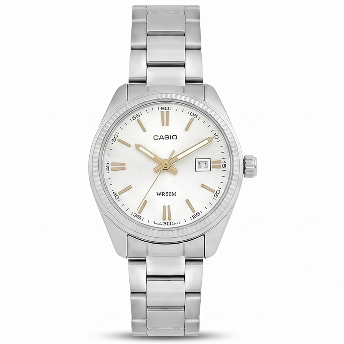 Casio Formal Watch For Women In Silver Color LTP-1302D-7A2VDF