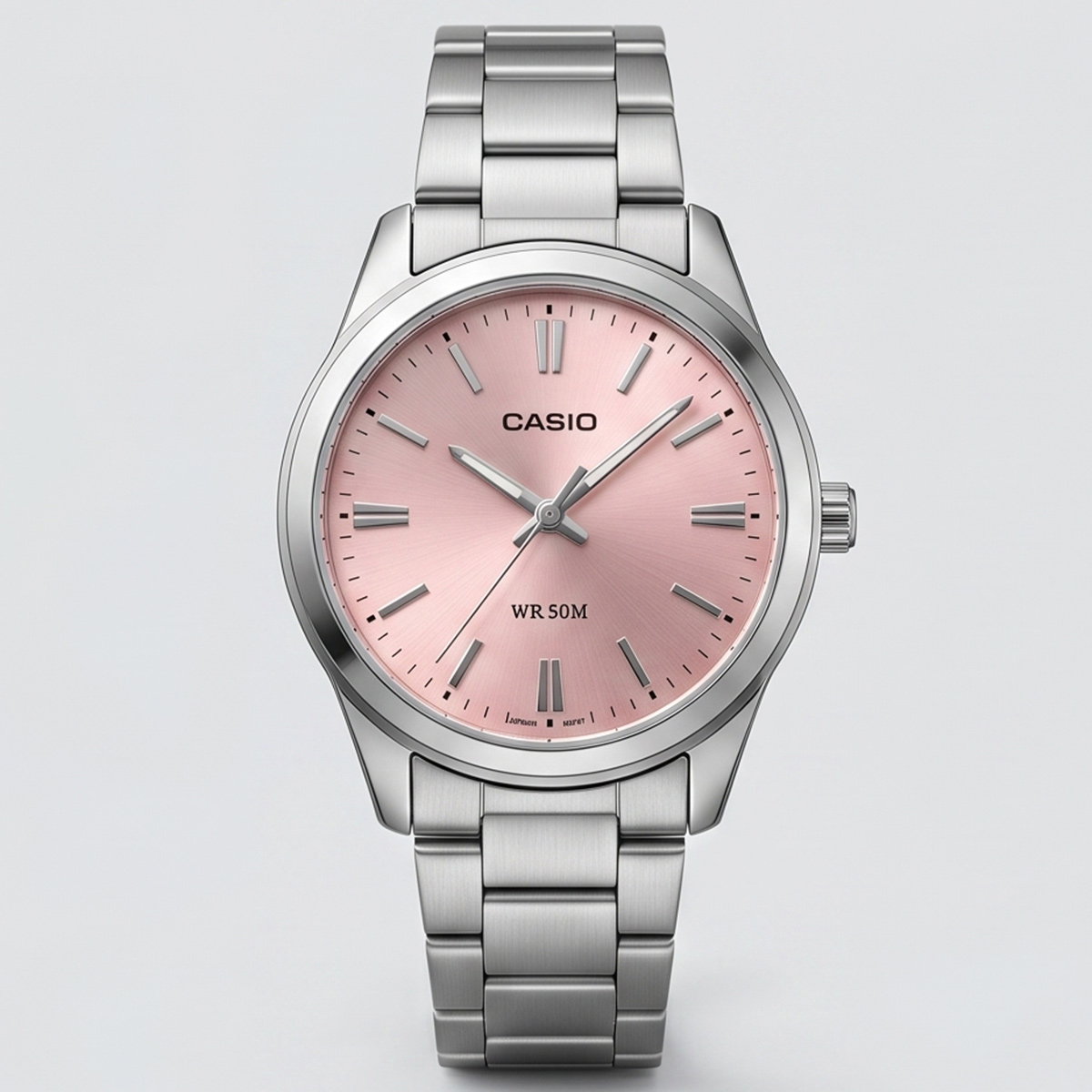 Casio Formal Watch For Women In Silver & Pink Color LTP-1303D-4AVDF