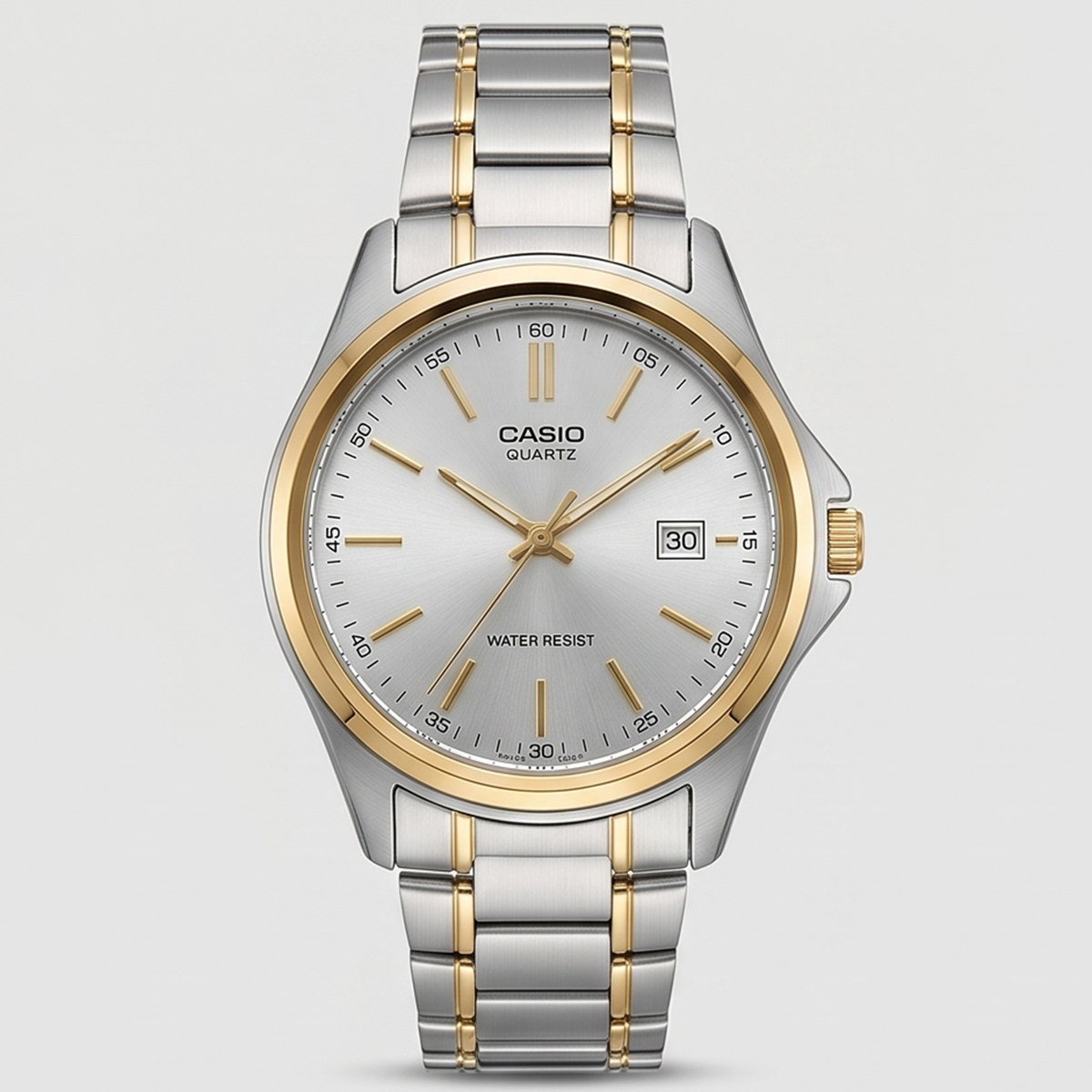 Casio Quartz Watch For Men In Silver & Golden Color LTP-1183G-7ADF