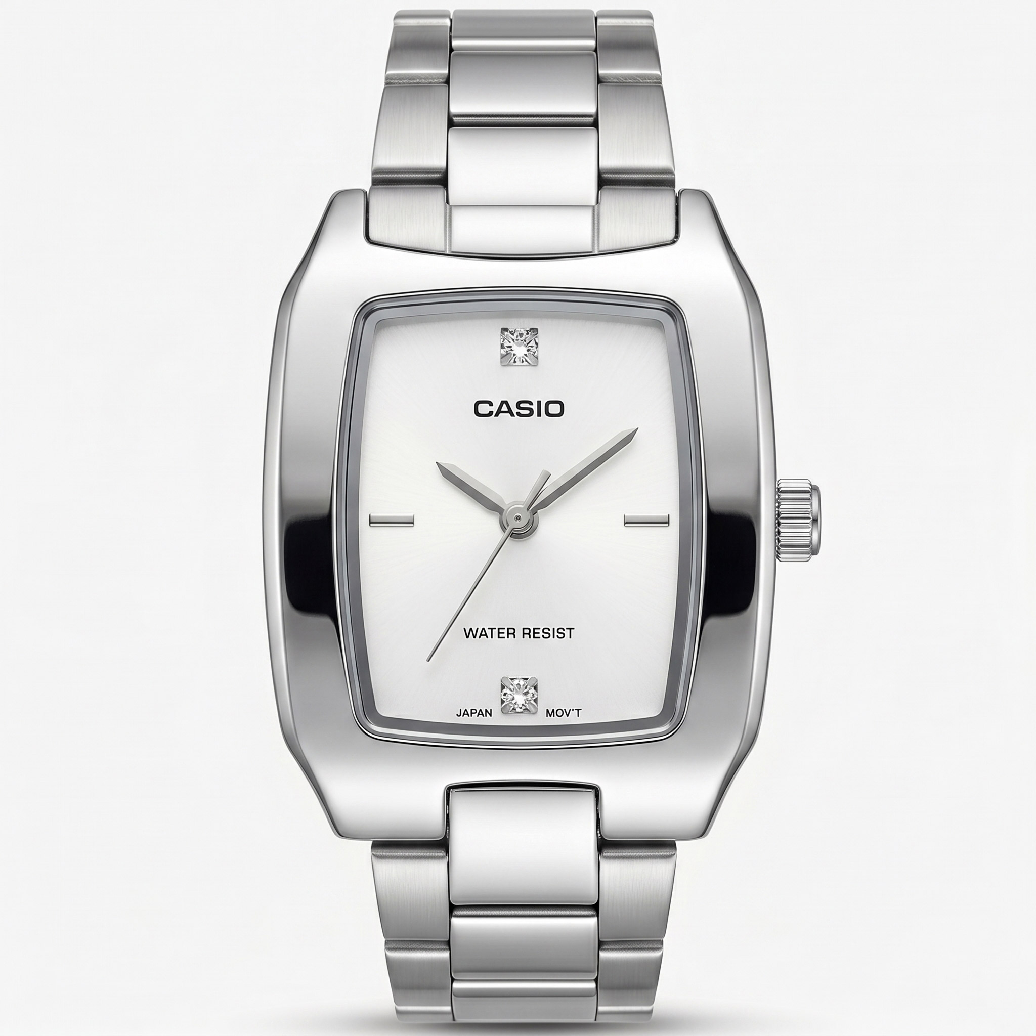 Casio Formal Watch For Women In Silver & White Color LTP-1165A-7C2DF