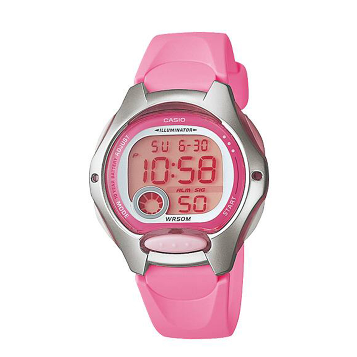 Casio Digital Watch For Women LW-200 - 4BVDF