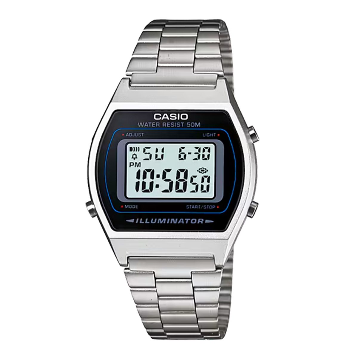 Casio Vintage Stainless Steel Watch For Men B640WD-1AVDF