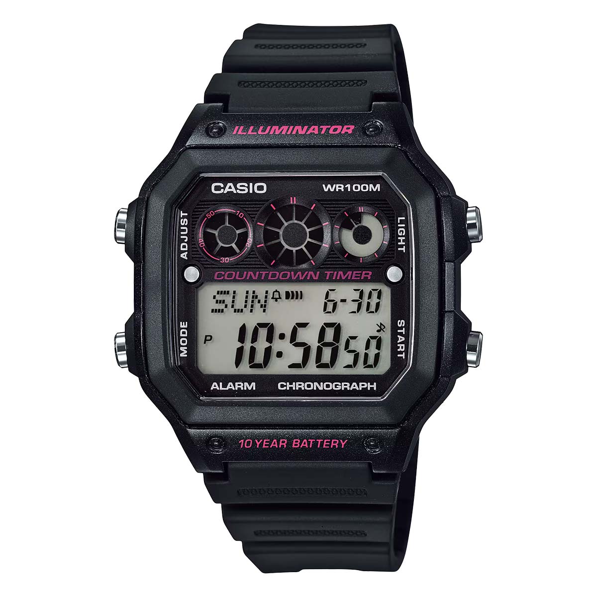 Casio Digital Watch For Men AE-1300WH-1A2VDF