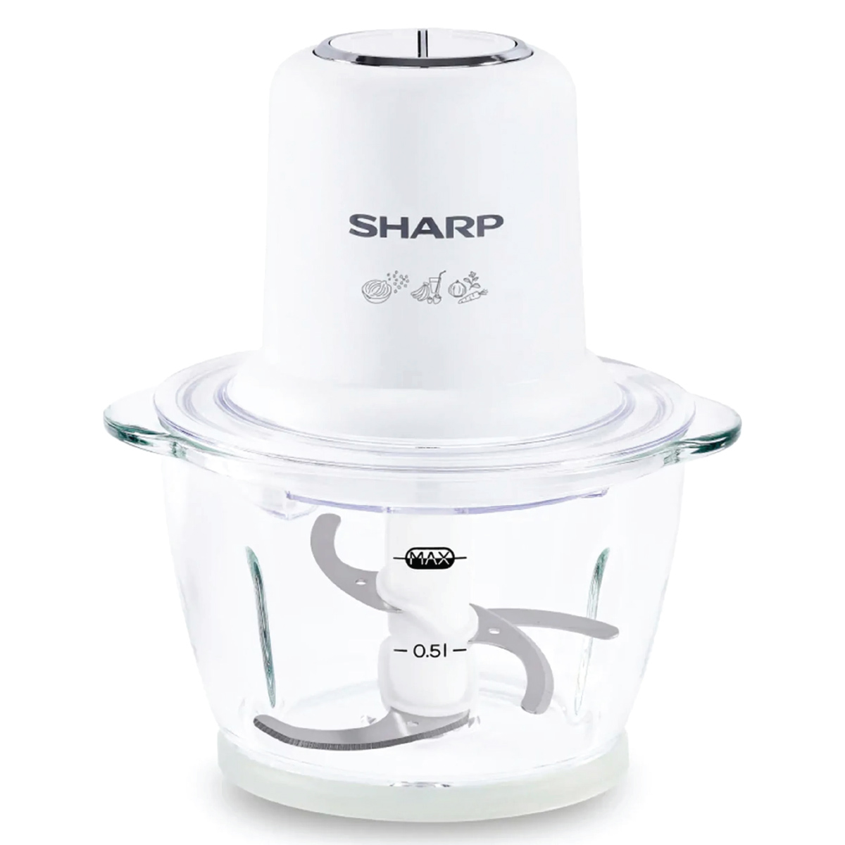 Sharp Chopper 1.2L Capacity 350W EM-CP31-W3 | Kitchen Appliances | Other Kitchen Appliances Sharp Chopper 1.2L Capacity 350W EM-CP31-W3 | Kitchen Appliances | Other Kitchen Appliances