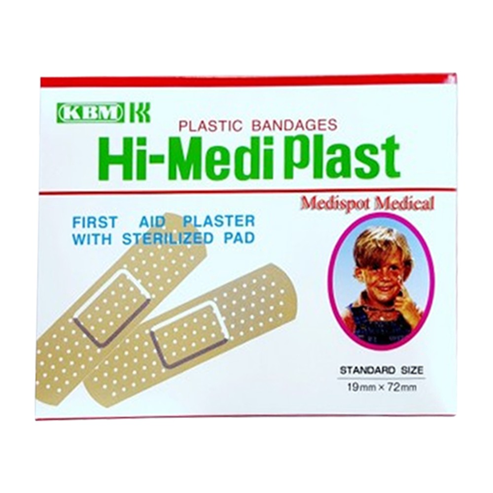 Kbm Hi Medi Plast Band Aid 100