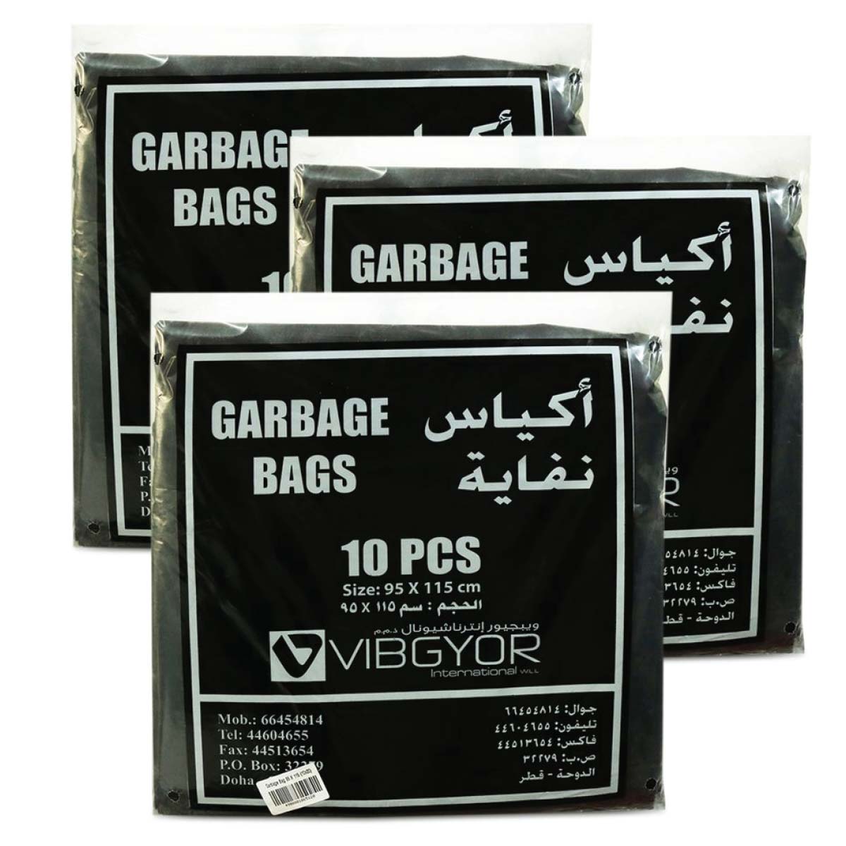 Vibgyor Garbage Bag 3x10 Pieces Pack