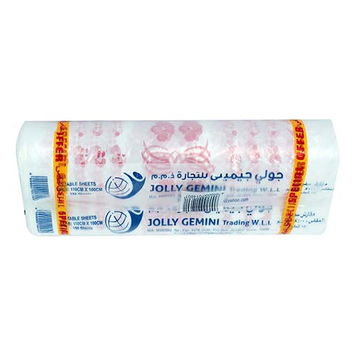 Jolly Gemini Disposable Table Sheet 110x110 2pcs