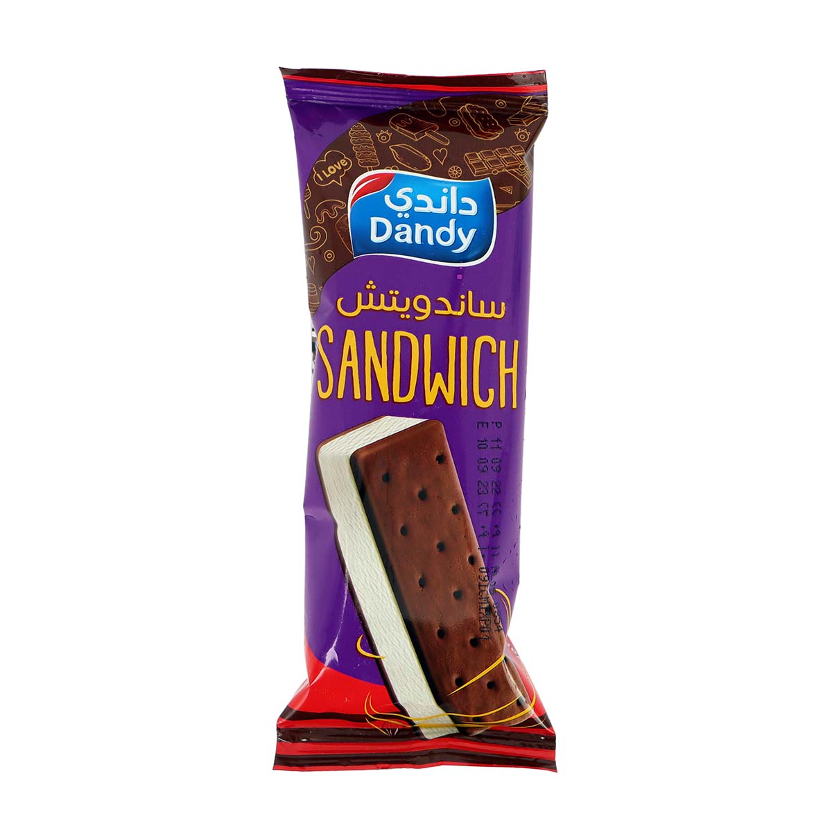 ساندويتش آيس كريم داندي 100 مل