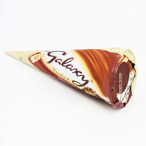 Galaxy Vanilla & Chocolate Ice Cream Cone 73g