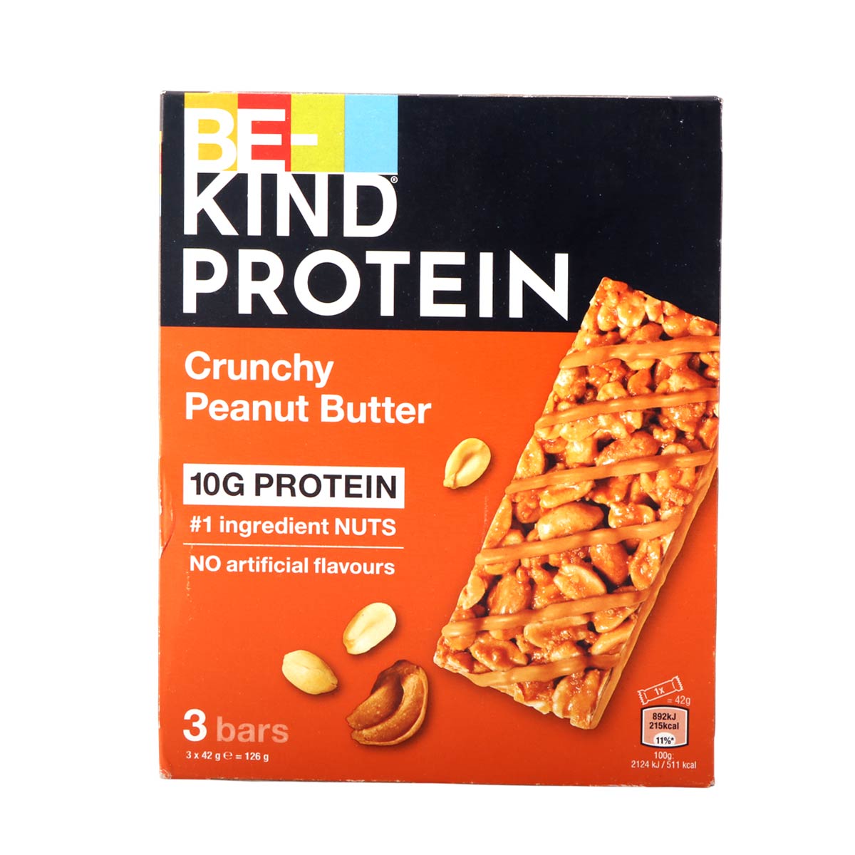 Be Kind Protein Crunchy Peanuts Butter Bar 3x42g