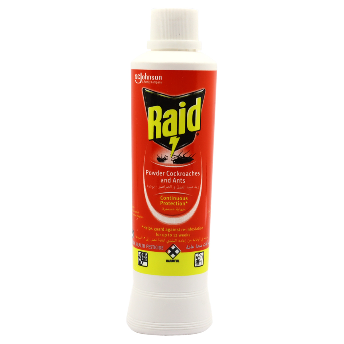 Raid Powder Cockroaches And Ants Pesticide 250g