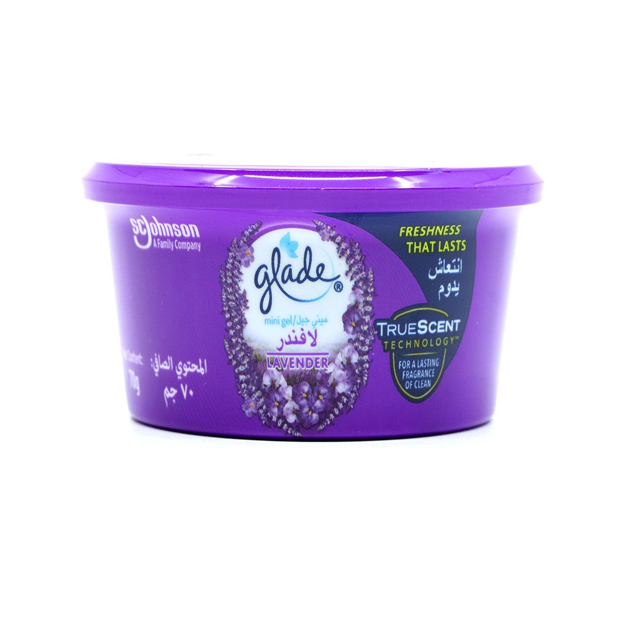 Glade Lavender Mini Scented Gel 70g