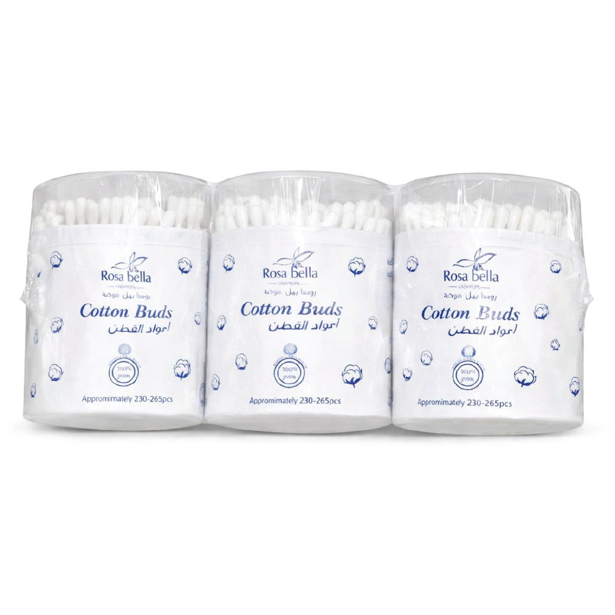 Cotton Buds 3 Pieces Set