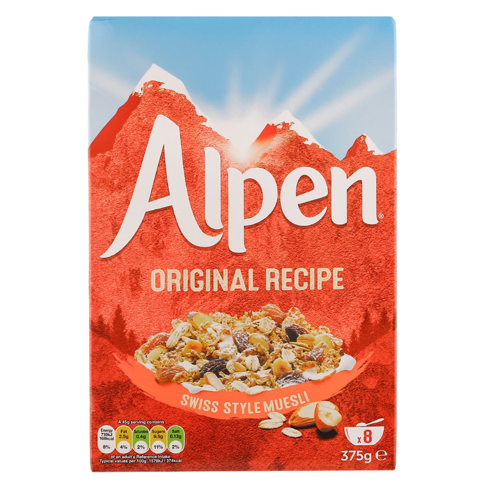 Alpen Original Swiss Style Muesli 375gm