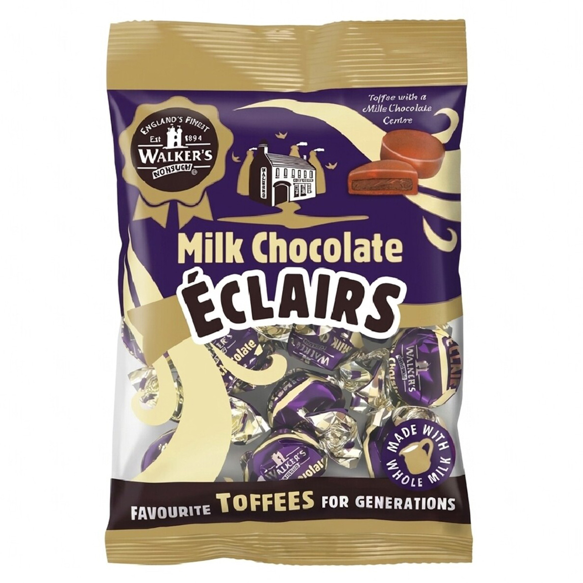 Walkers Milk Choc clair 150G