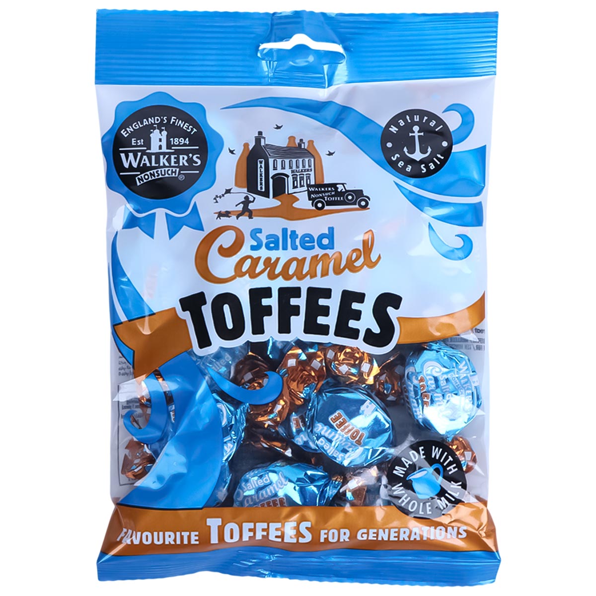 Walkers Nutty Brazil Toffees 142g