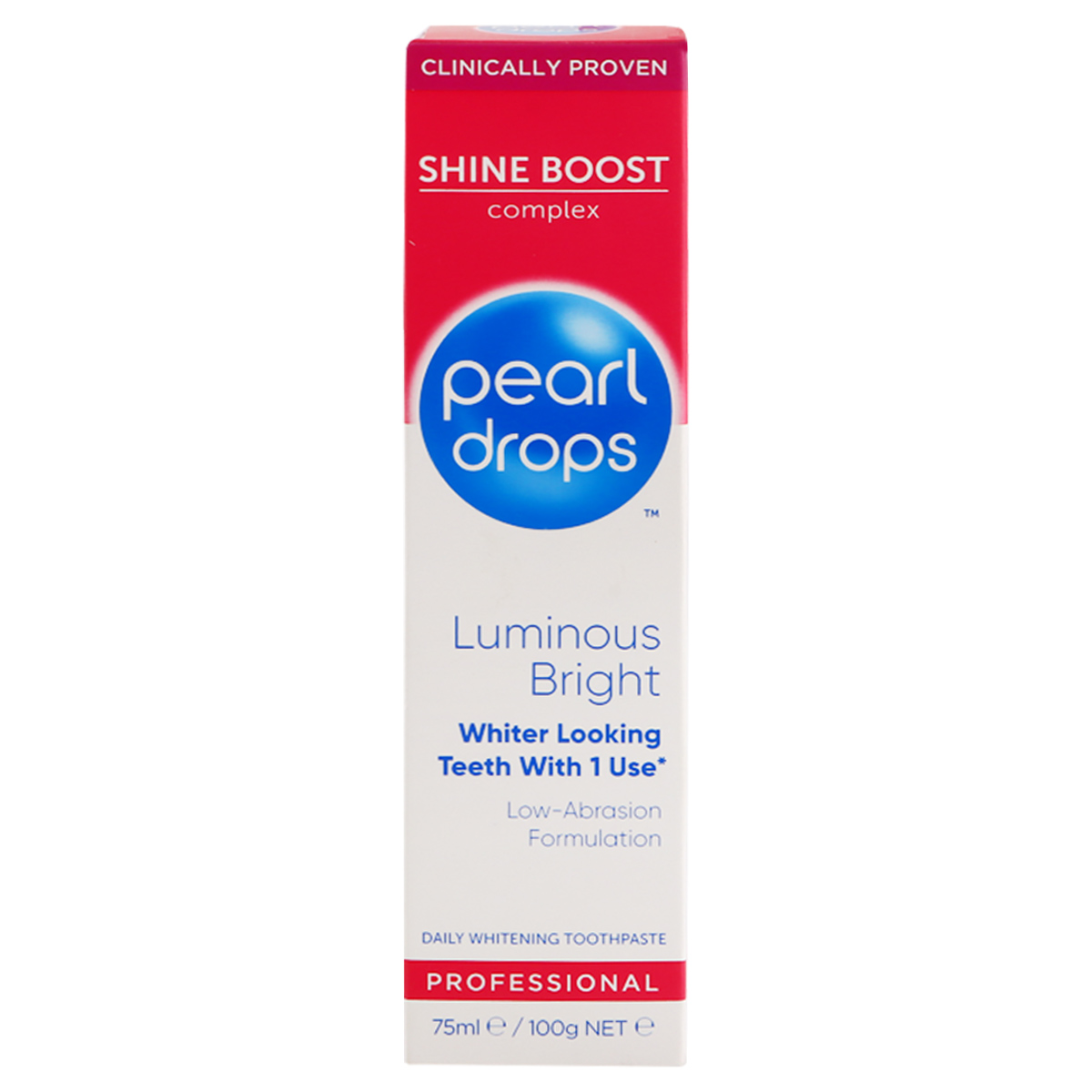 Pearl Drops Luminous Shine Boost Complex Toothpaste 75ml