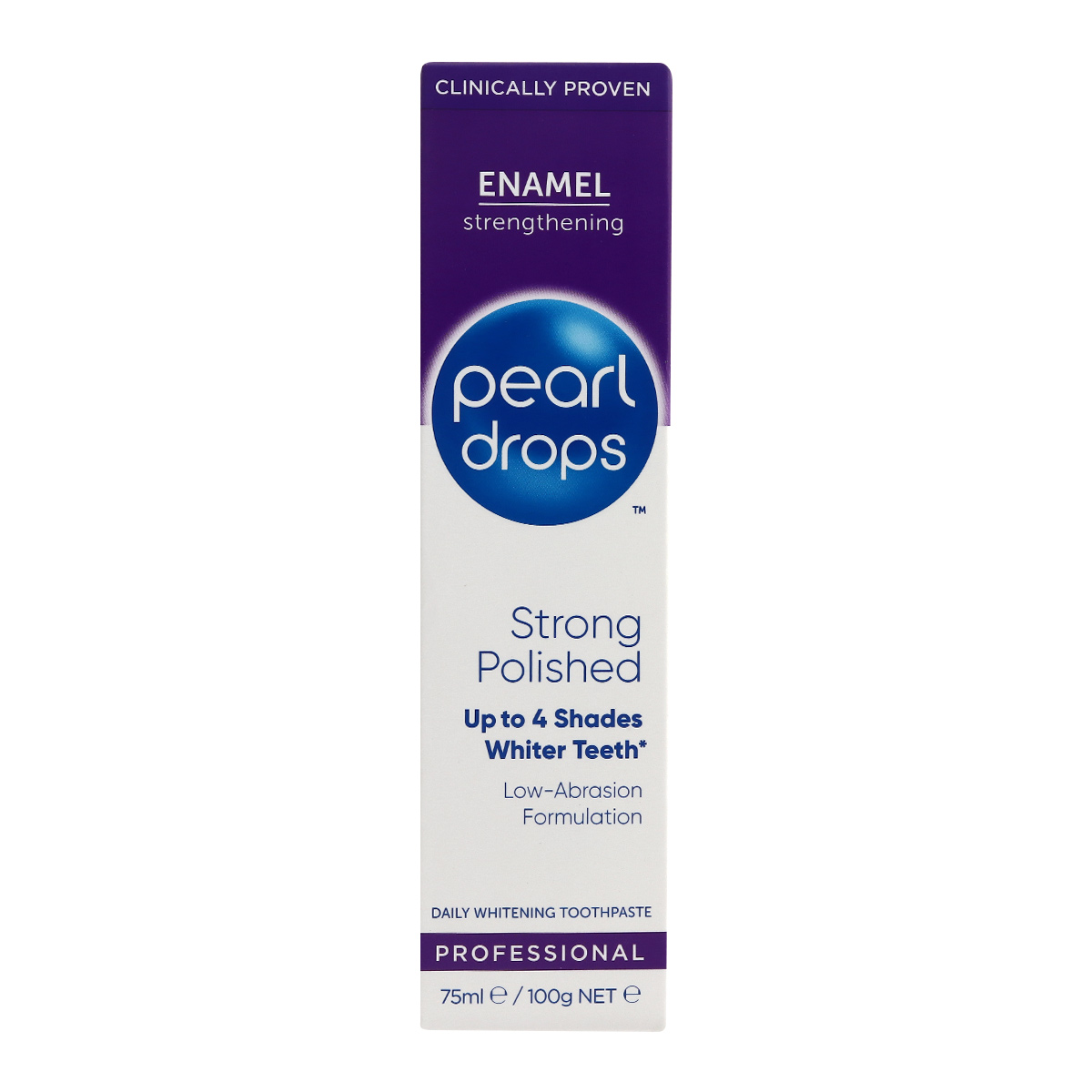 Pearl Drops Enamel Strengthening Strong Polished 75ml