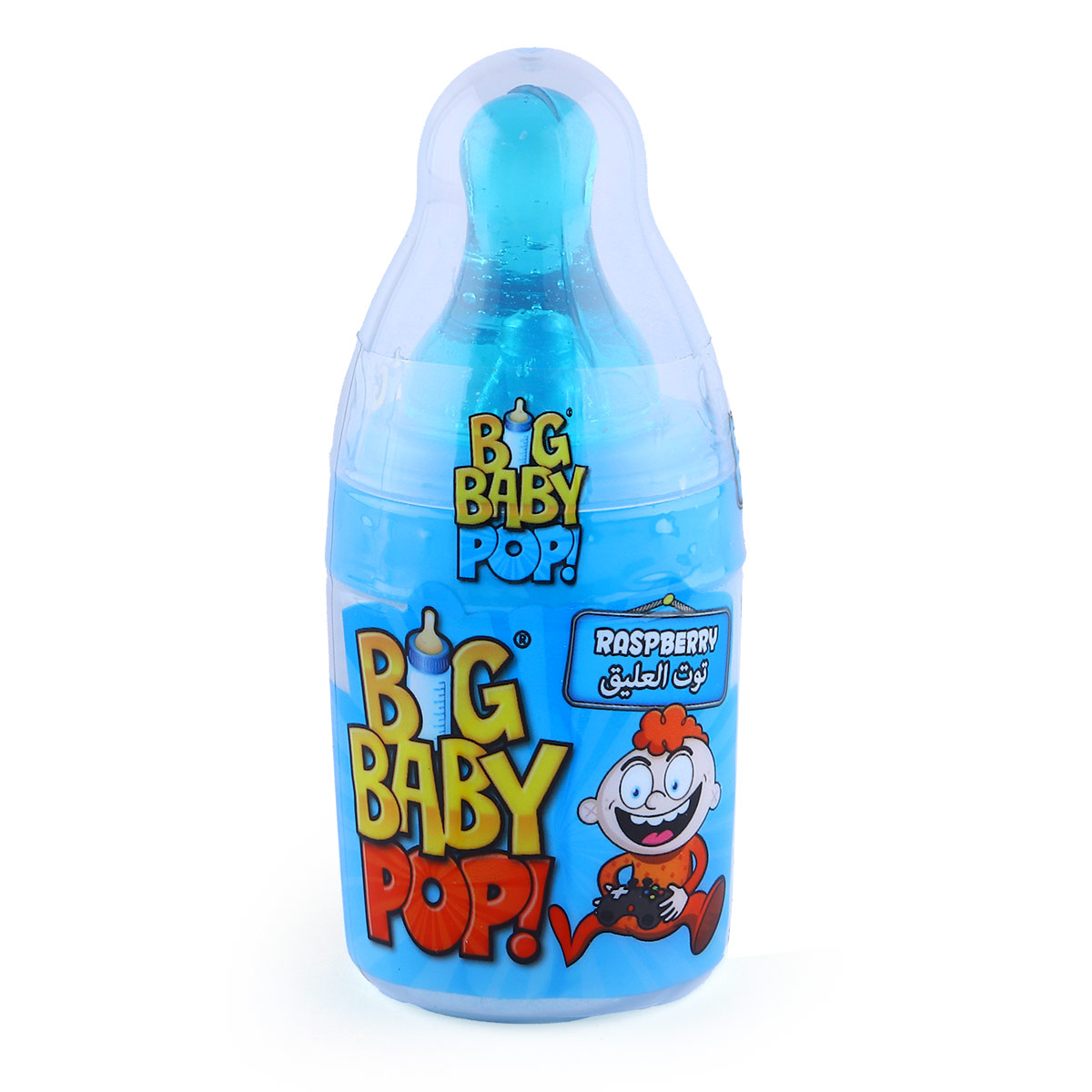 Bazooka Big Baby Pop Raspberry 32g