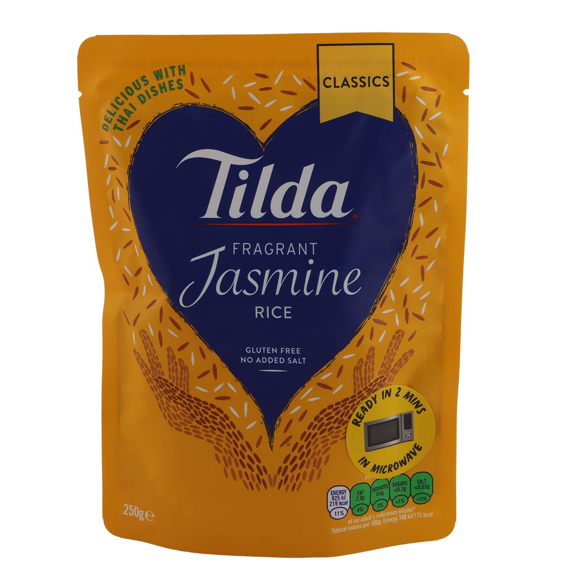 Tilda Fragrant Jasmine Rice Gluten Free 250g