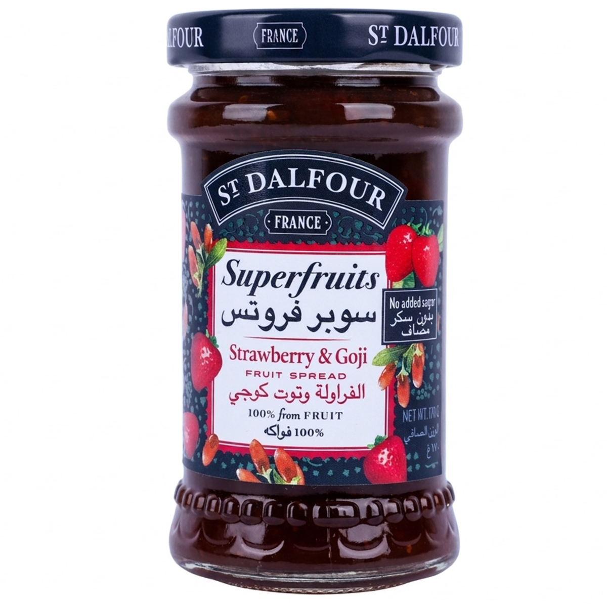 St Dalfour Strawberry And Goji Fruit Spread Jam 170g