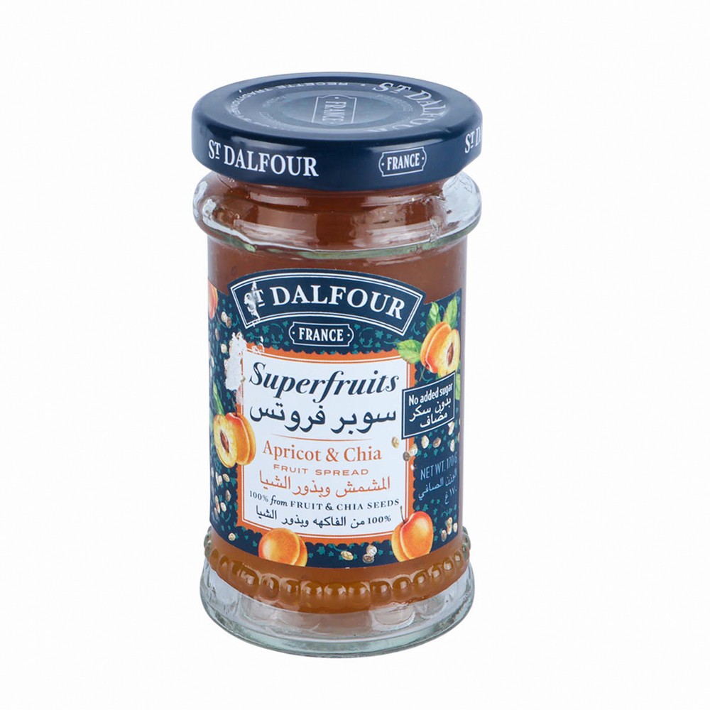 ST Dalfour Apricot & Chia Superfruits Jam 170g