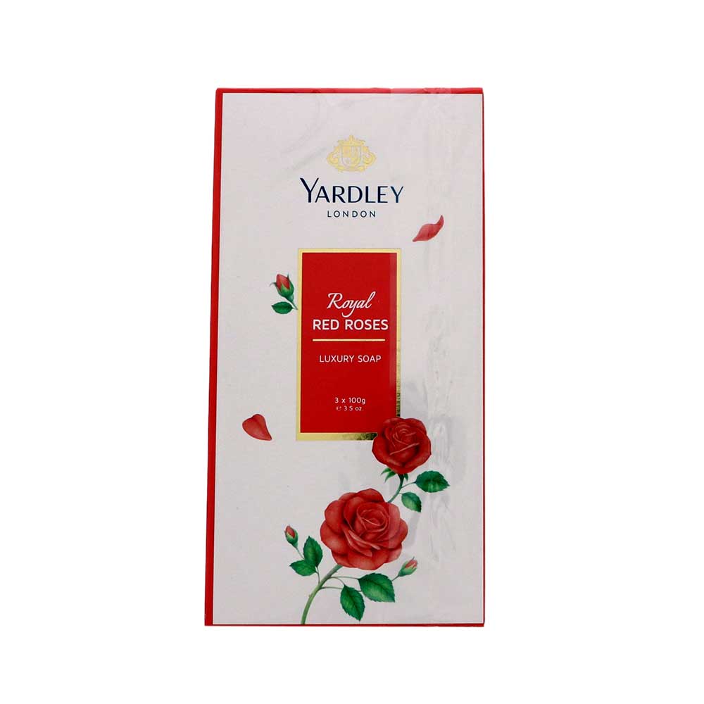 Yardley Soap Red Rose 3x100gm