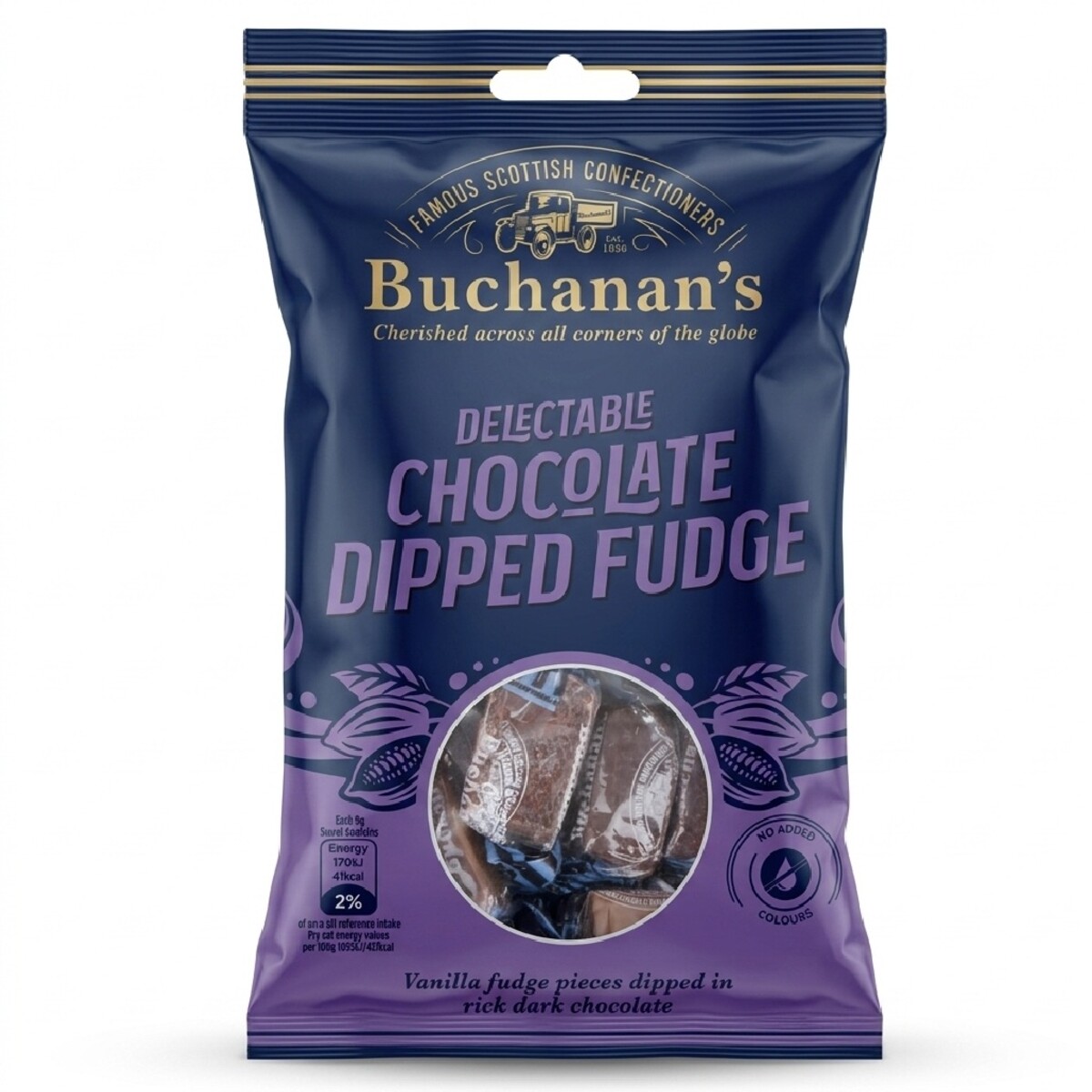 Buchanans Chocolate Dipped Fudge 120g