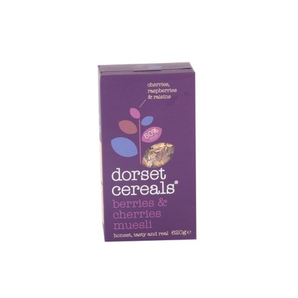 Dorset Berries & Cherries Muesli Cereals 620g | Breakfast Food | Cereals | Healthy Cereals