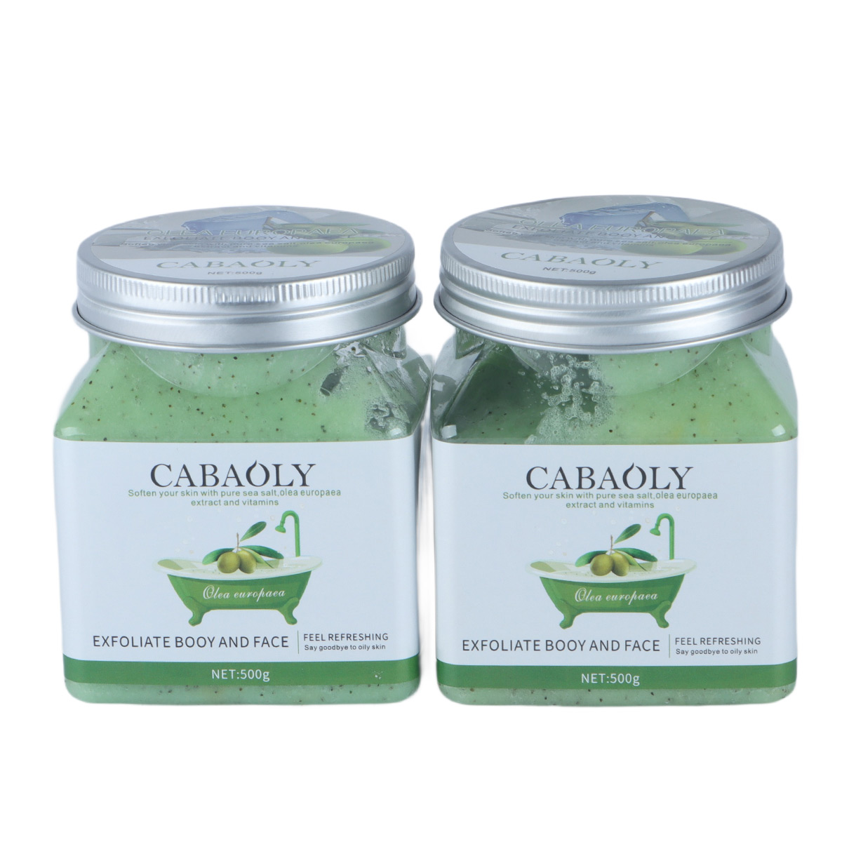 Cabaoly Exfoliate Body And Face Scrub 2x500g
