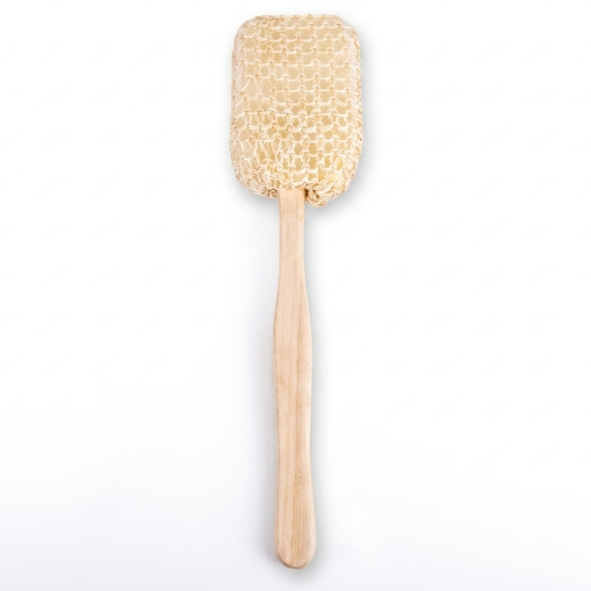 Wooden Back Bath Loofah