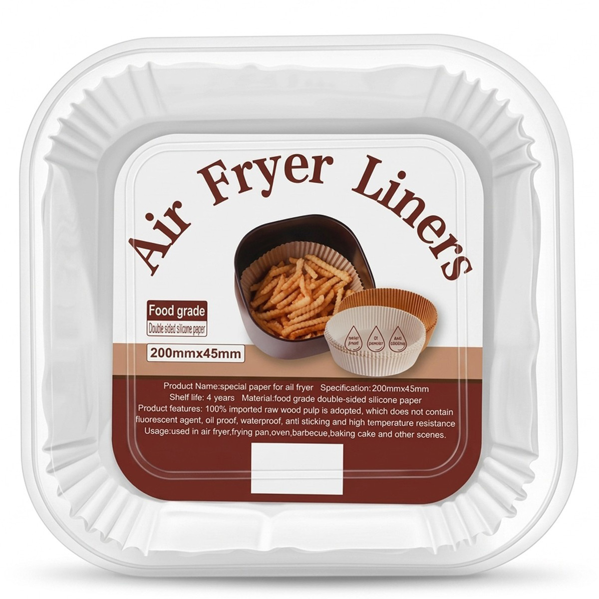 Air Fryer Paper 200mmx45mm