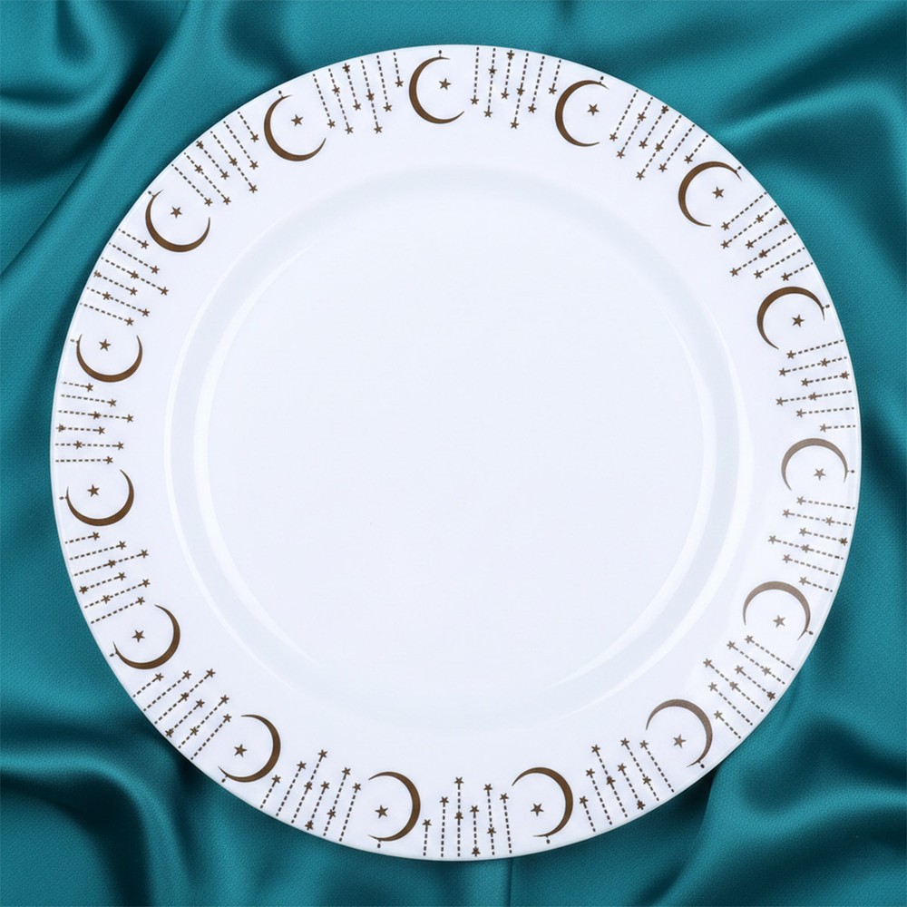 Ramadan Plastic Plate 7 Inch 6 Pieces