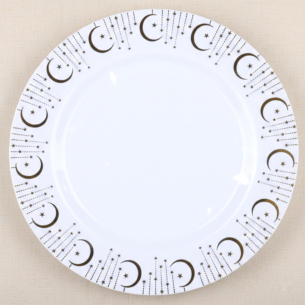 Ramadan Plastic Plate 9 Inch 5 Pieces