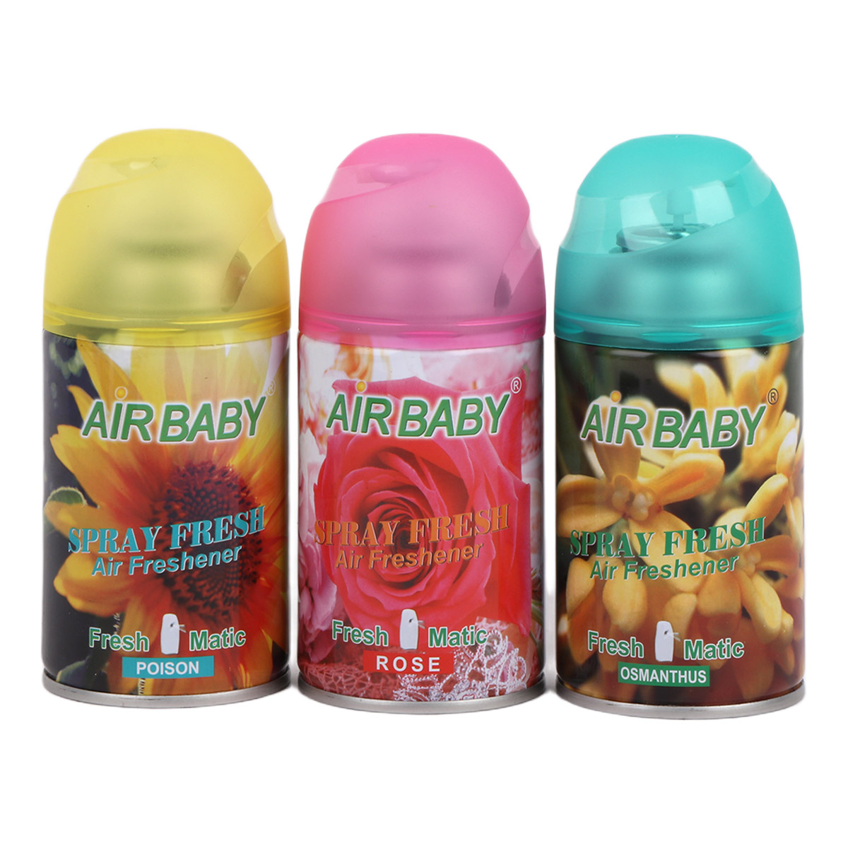 Air Baby Air Freshener Assorted Fragrance 3 x 300ml