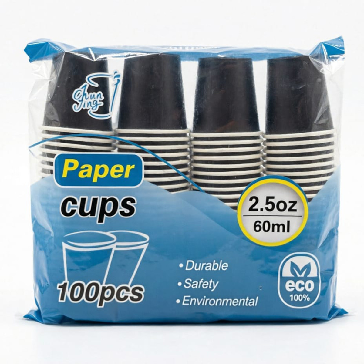 Chun Jing Paper Cups 100 Pieces Set